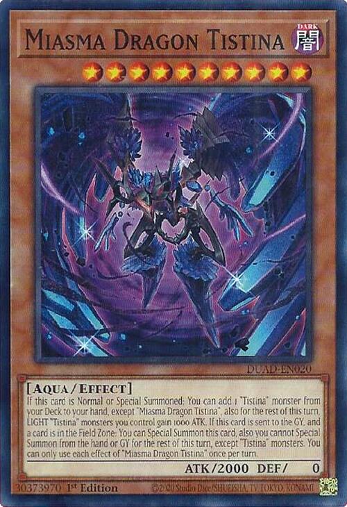 Miasma Dragon Tistina [DUAD-EN020] Common | Exor Games New Glasgow