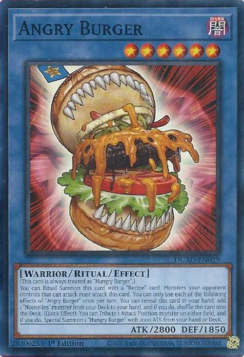 Angry Burger [DUAD-EN029] Common | Exor Games New Glasgow