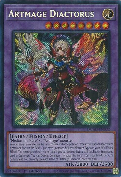 Artmage Diactorus [DUAD-EN032] Secret Rare | Exor Games New Glasgow