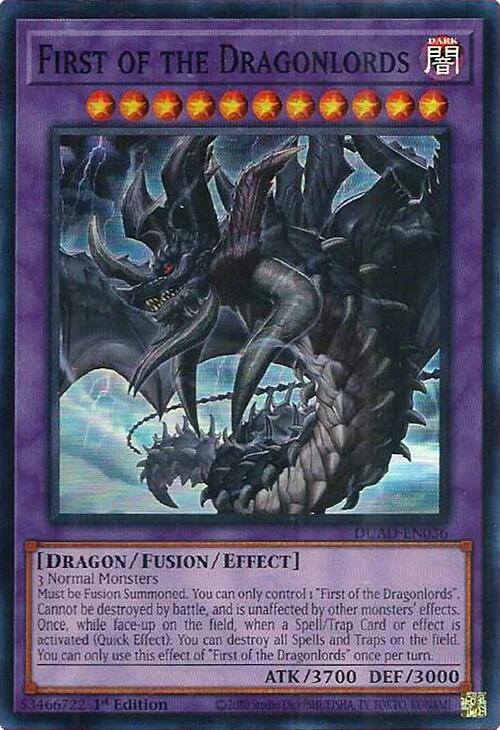 First of the Dragonlords [DUAD-EN036] Super Rare | Exor Games New Glasgow