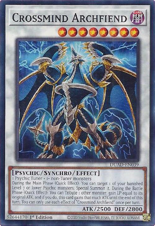 Crossmind Archfiend [DUAD-EN039] Common | Exor Games New Glasgow