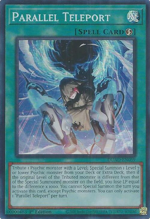Parallel Teleport [DUAD-EN059] Super Rare | Exor Games New Glasgow