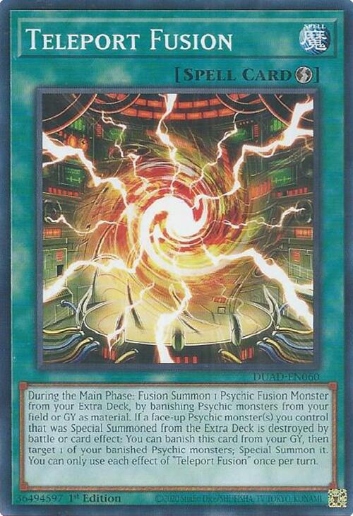Teleport Fusion [DUAD-EN060] Common | Exor Games New Glasgow