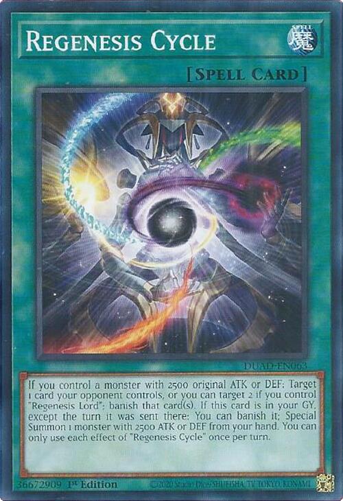 Regenesis Cycle [DUAD-EN063] Common | Exor Games New Glasgow