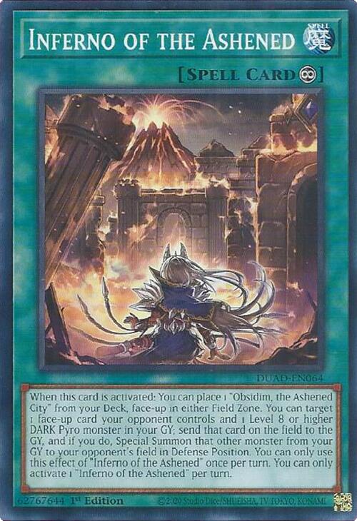Inferno of the Ashened [DUAD-EN064] Common | Exor Games New Glasgow
