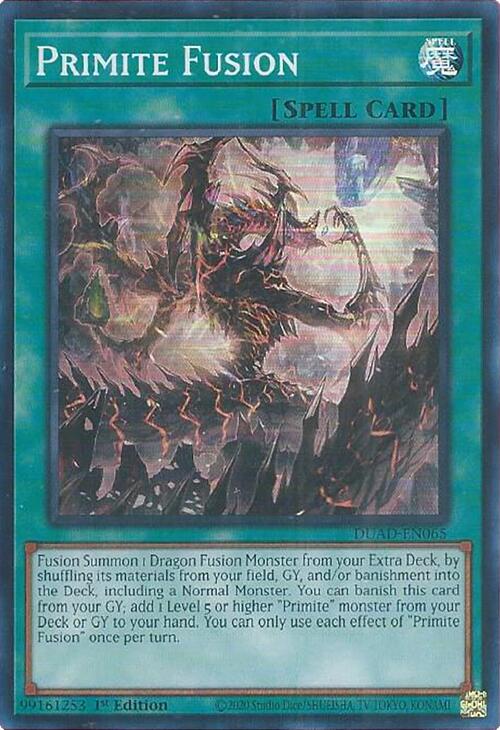 Primite Fusion [DUAD-EN065] Super Rare | Exor Games New Glasgow