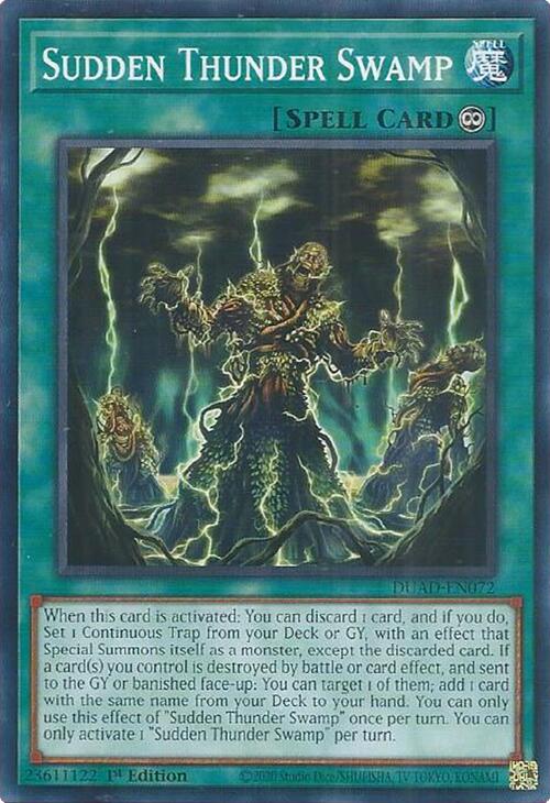 Sudden Thunder Swamp [DUAD-EN072] Common | Exor Games New Glasgow