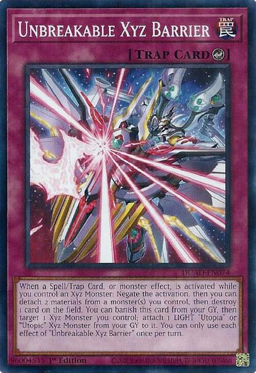 Unbreakable Xyz Barrier [DUAD-EN074] Common | Exor Games New Glasgow