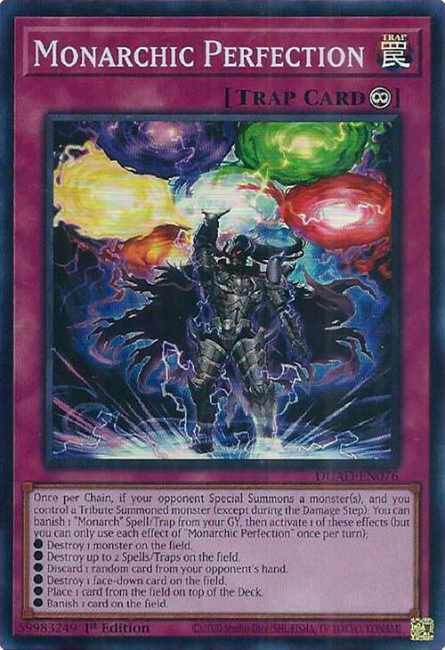 Monarchic Perfection [DUAD-EN076] Super Rare | Exor Games New Glasgow