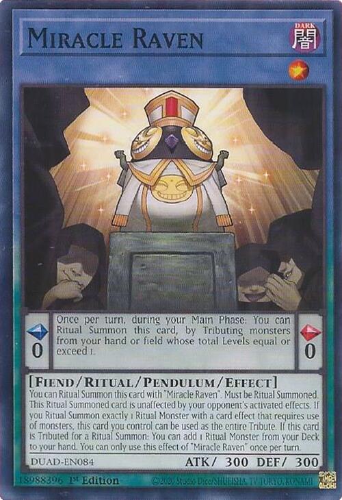 Miracle Raven [DUAD-EN084] Common | Exor Games New Glasgow