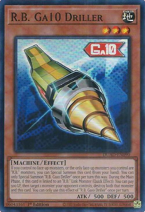 R.B. Ga10 Driller [DUAD-EN090] Super Rare | Exor Games New Glasgow