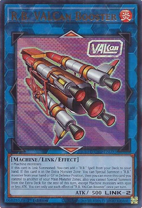R.B. VALCan Booster [DUAD-EN093] Ultra Rare | Exor Games New Glasgow