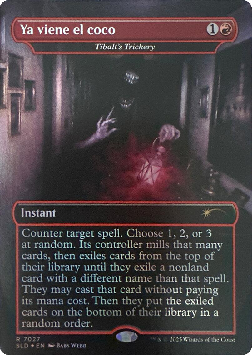 Ya viene el coco - Tibalt's Trickery (Rainbow Foil) [Secret Lair Drop Series] | Exor Games New Glasgow