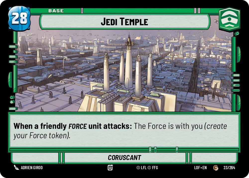 Jedi Temple // Experience (023/264 // T01/T03) (023/264 // T01/T03) [Legends of the Force] | Exor Games New Glasgow