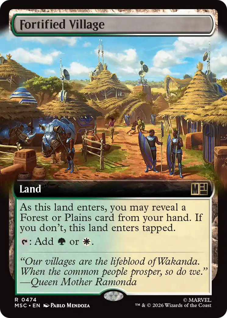 Fortified Village (Extended Art) [Marvel Super Heroes Commander] | Exor Games New Glasgow