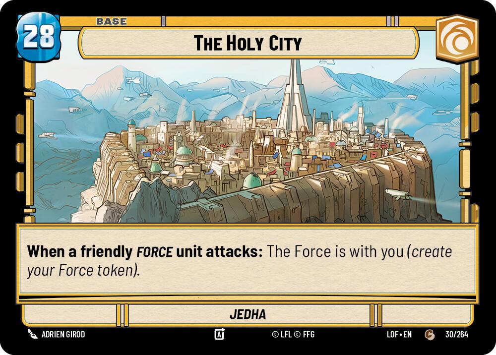 The Holy City // Shield (030/264 // T02/T03) (030/264 // T02/T03) [Legends of the Force] | Exor Games New Glasgow