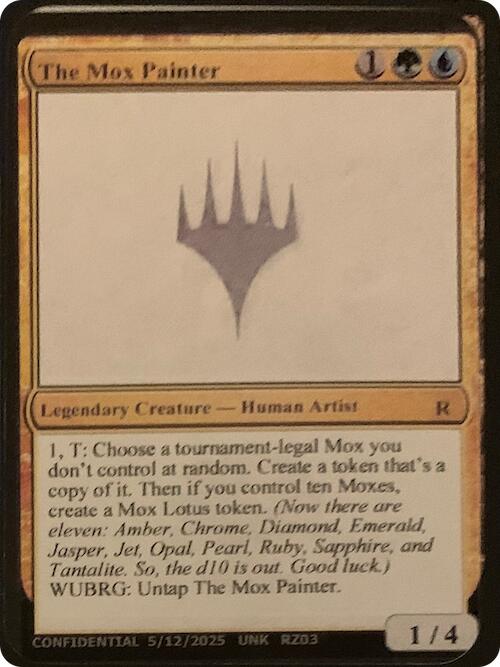 The Mox Painter [Unknown Event] | Exor Games New Glasgow