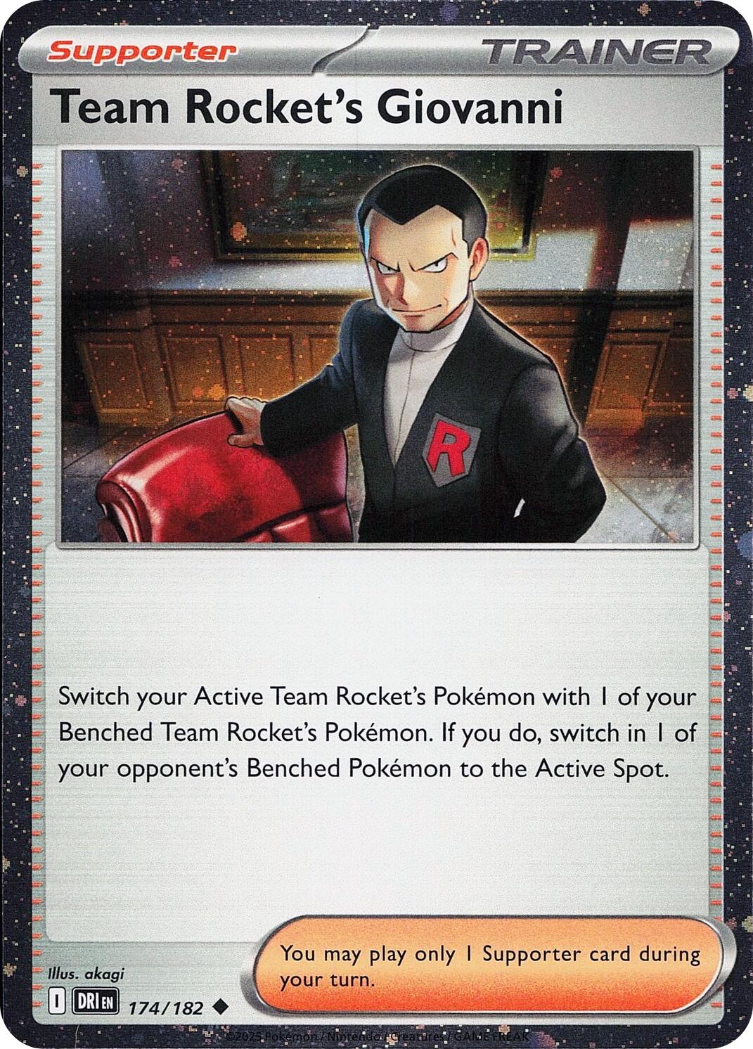 Team Rocket's Giovanni (174/182) (Cosmos Holo) [Miscellaneous Cards] | Exor Games New Glasgow
