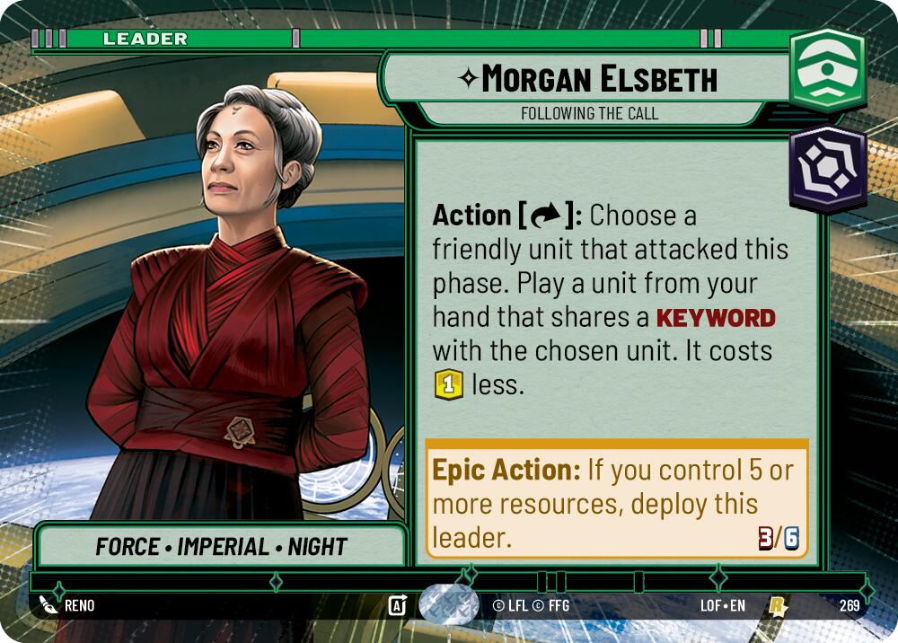 Morgan Elsbeth - Following the Call (269) (Hyperspace) (269) [Legends of the Force] | Exor Games New Glasgow