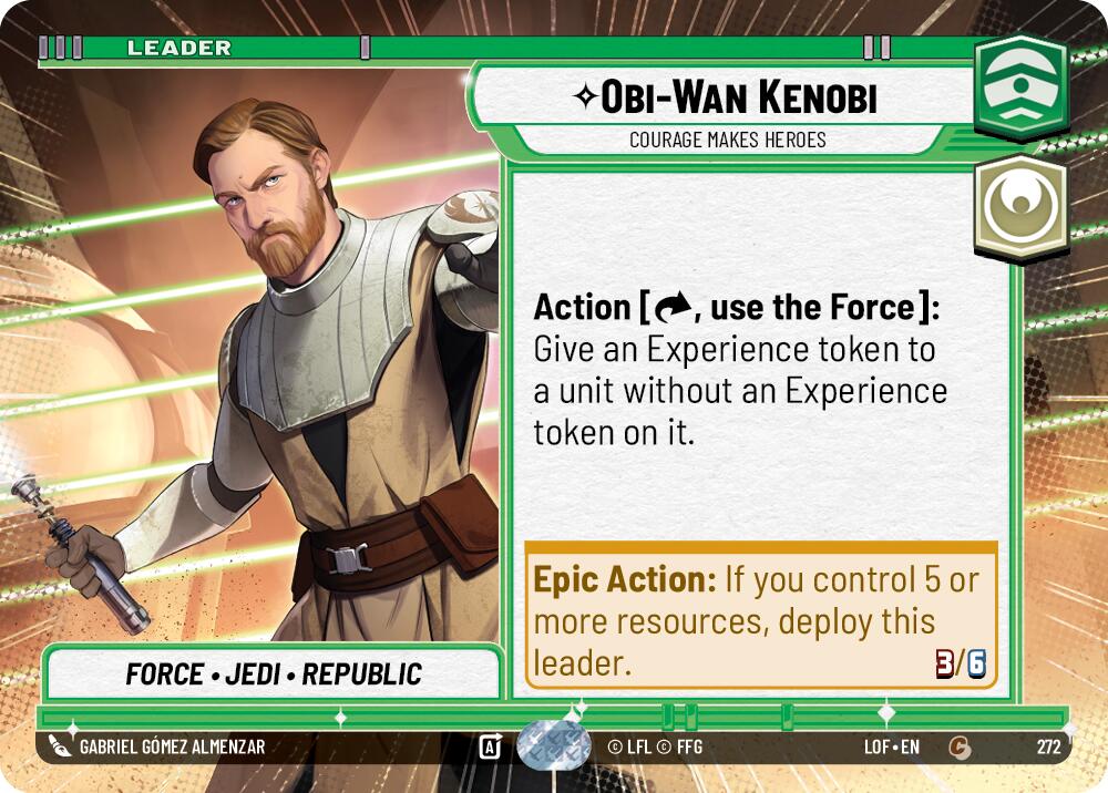 Obi-Wan Kenobi - Courage Makes Heroes (272) (Hyperspace) (272) [Legends of the Force] | Exor Games New Glasgow