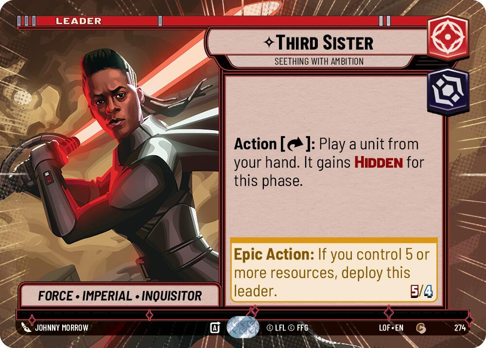 Third Sister - Seething With Ambition (274) (Hyperspace) (274) [Legends of the Force] | Exor Games New Glasgow