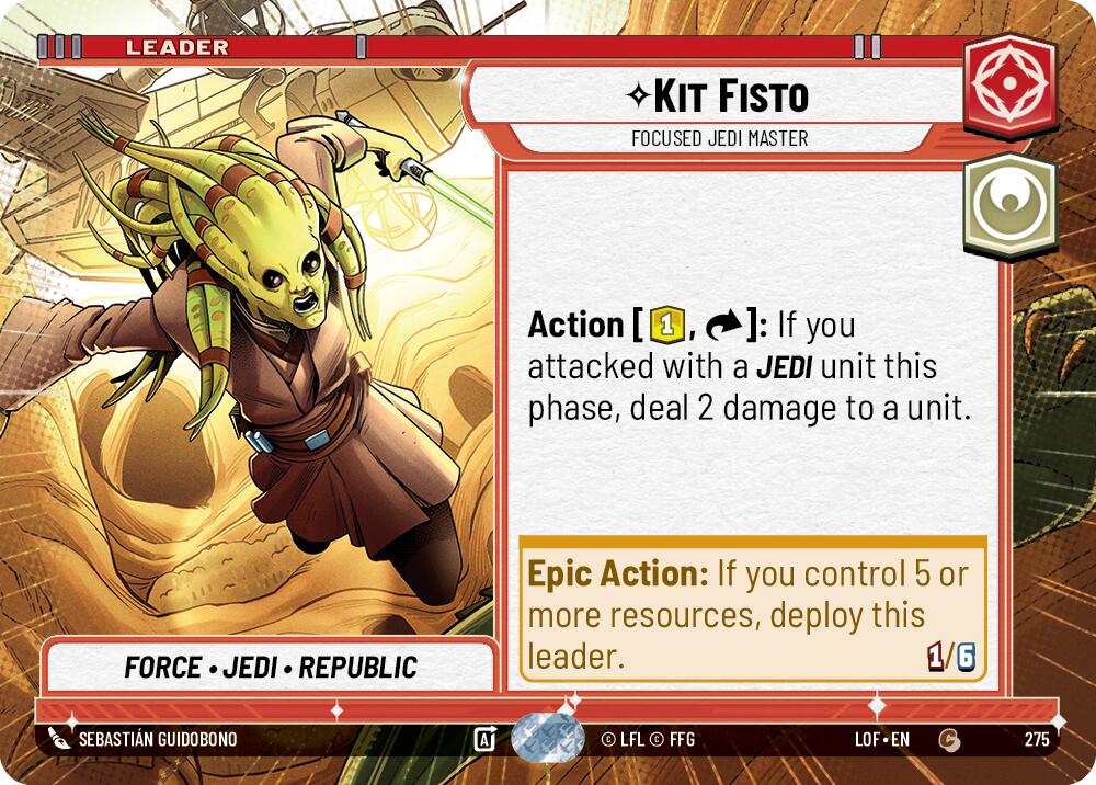 Kit Fisto - Focused Jedi Master (275) (Hyperspace) (275) [Legends of the Force] | Exor Games New Glasgow