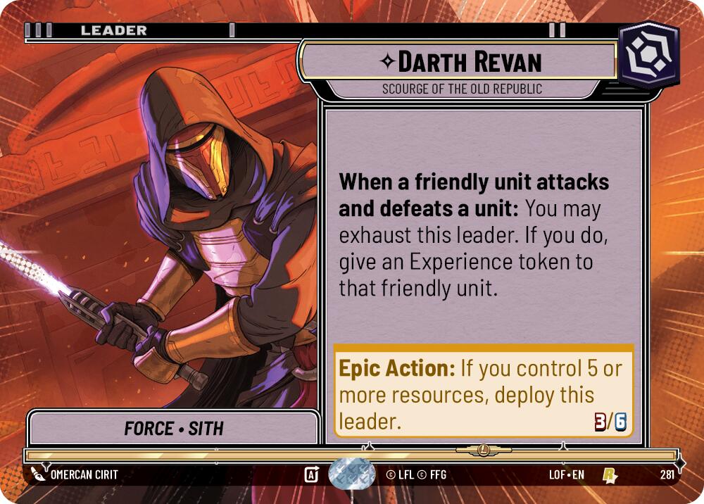 Darth Revan - Scourge of the Old Republic (281) (Hyperspace) (281) [Legends of the Force] | Exor Games New Glasgow