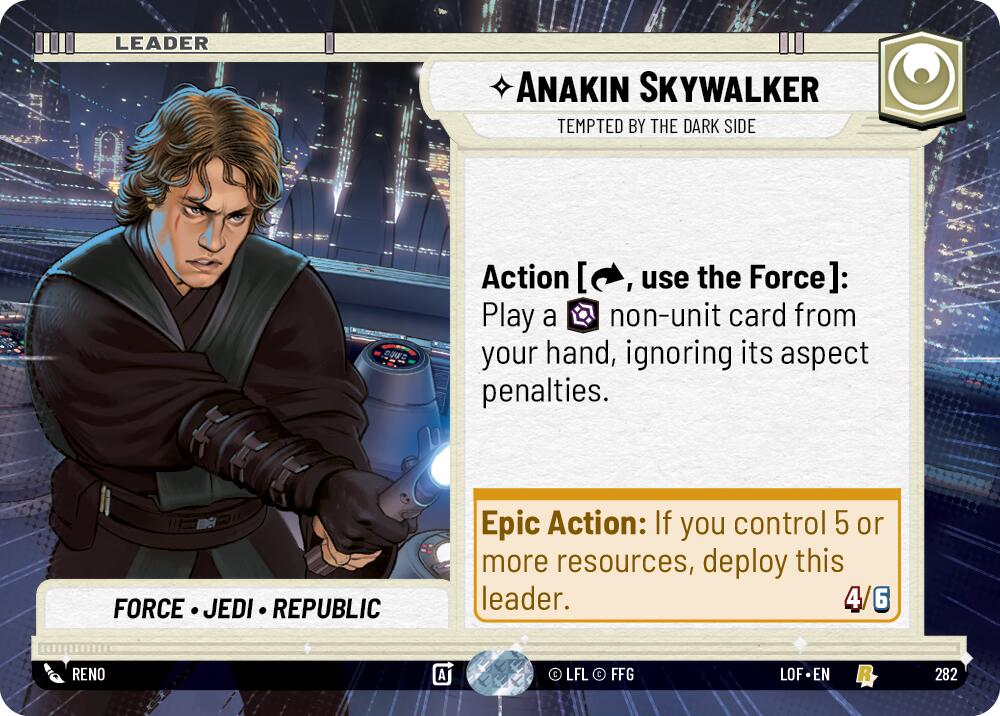 Anakin Skywalker - Tempted by the Dark Side (282) (Hyperspace) (282) [Legends of the Force] | Exor Games New Glasgow