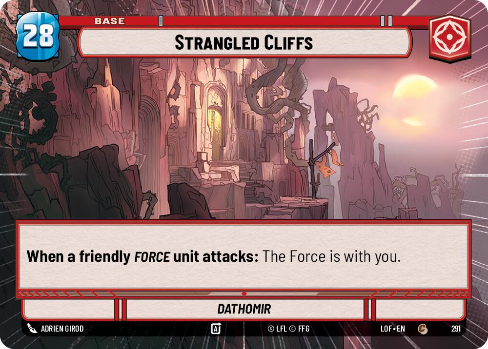 Strangled Cliffs // Shield (291 // t02) (Hyperspace) (291 // T02) [Legends of the Force] | Exor Games New Glasgow