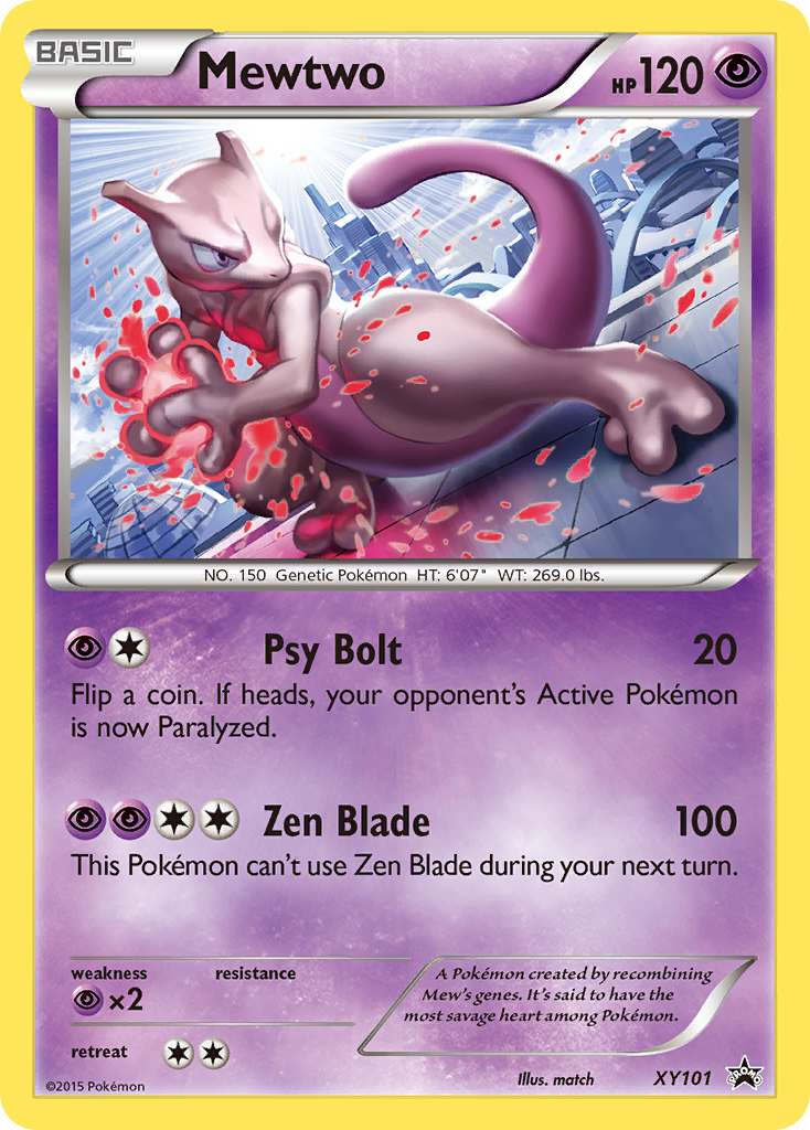 Mewtwo (XY101) [XY: Black Star Promos] | Exor Games New Glasgow