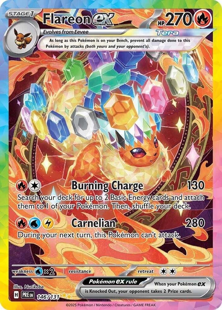 Flareon ex (146/131) [Scarlet & Violet: Prismatic Evolutions] | Exor Games New Glasgow