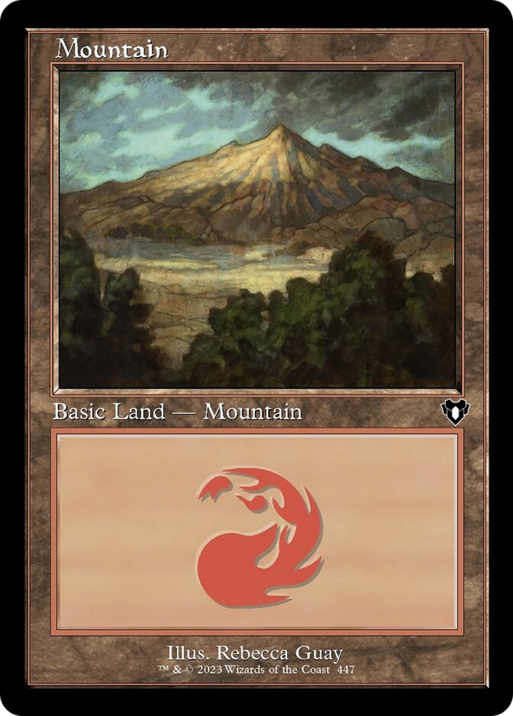 Mountain (447) (Retro) [Commander Masters] | Exor Games New Glasgow