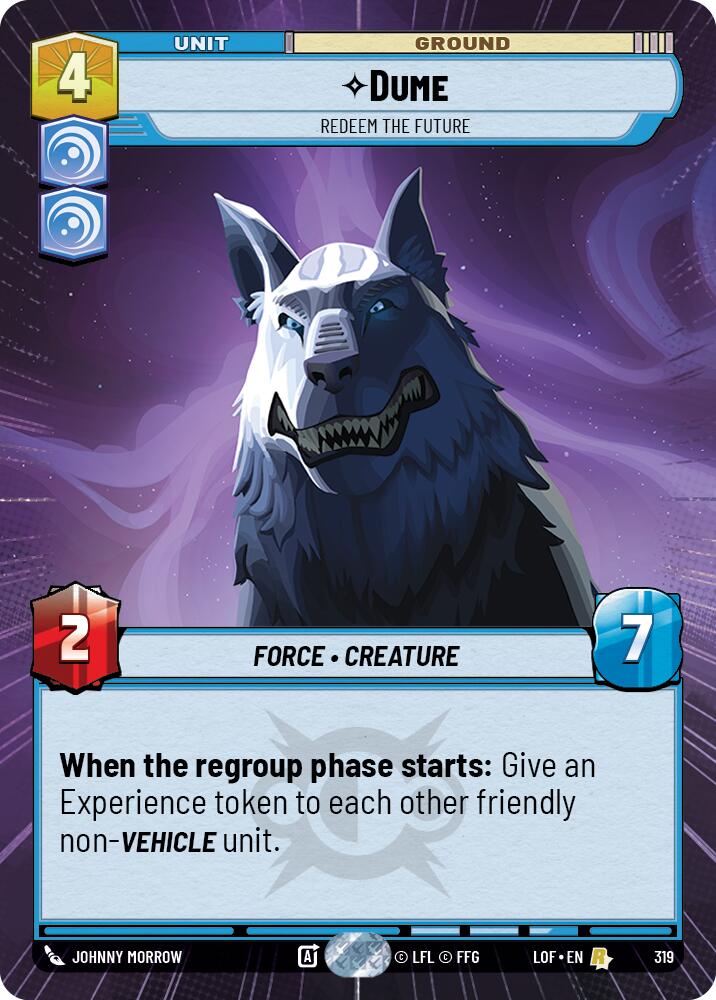 Dume - Redeem the Future (319) (Hyperspace) (319) [Legends of the Force] | Exor Games New Glasgow