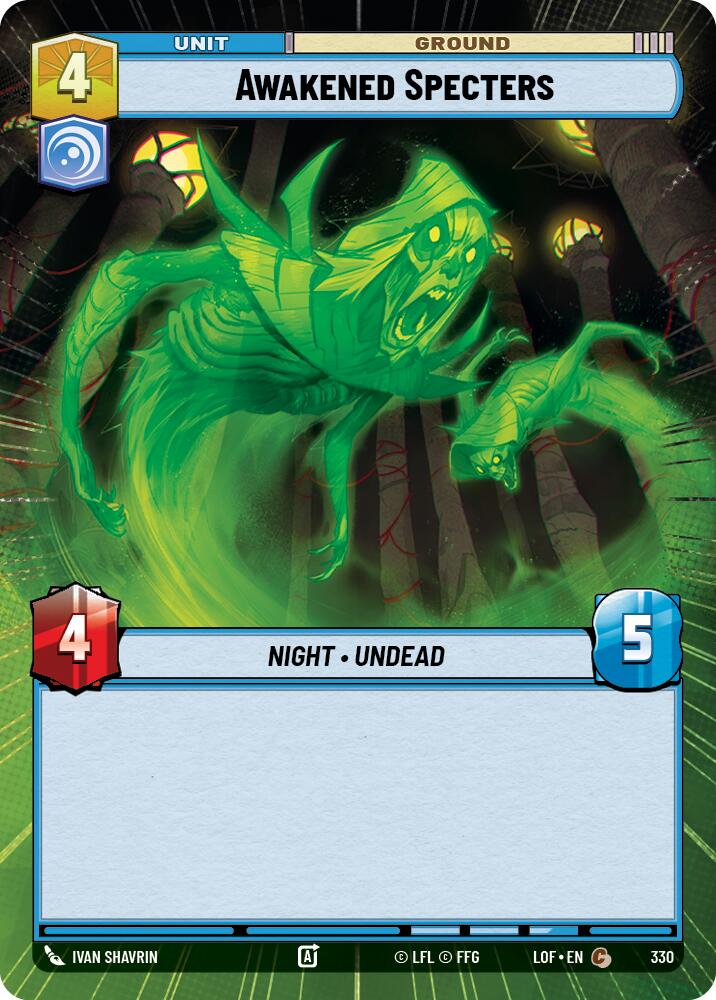 Awakened Specters (330) (Hyperspace) (330) [Legends of the Force] | Exor Games New Glasgow