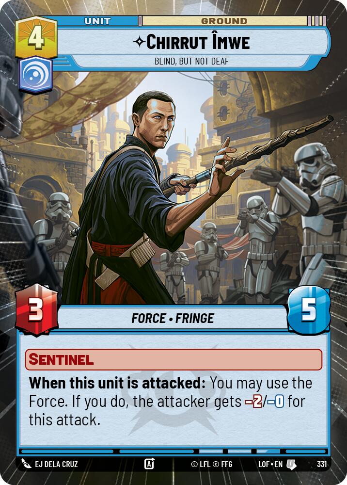 Chirrut Imwe - Blind, but not Deaf (331) (Hyperspace) (331) [Legends of the Force] | Exor Games New Glasgow