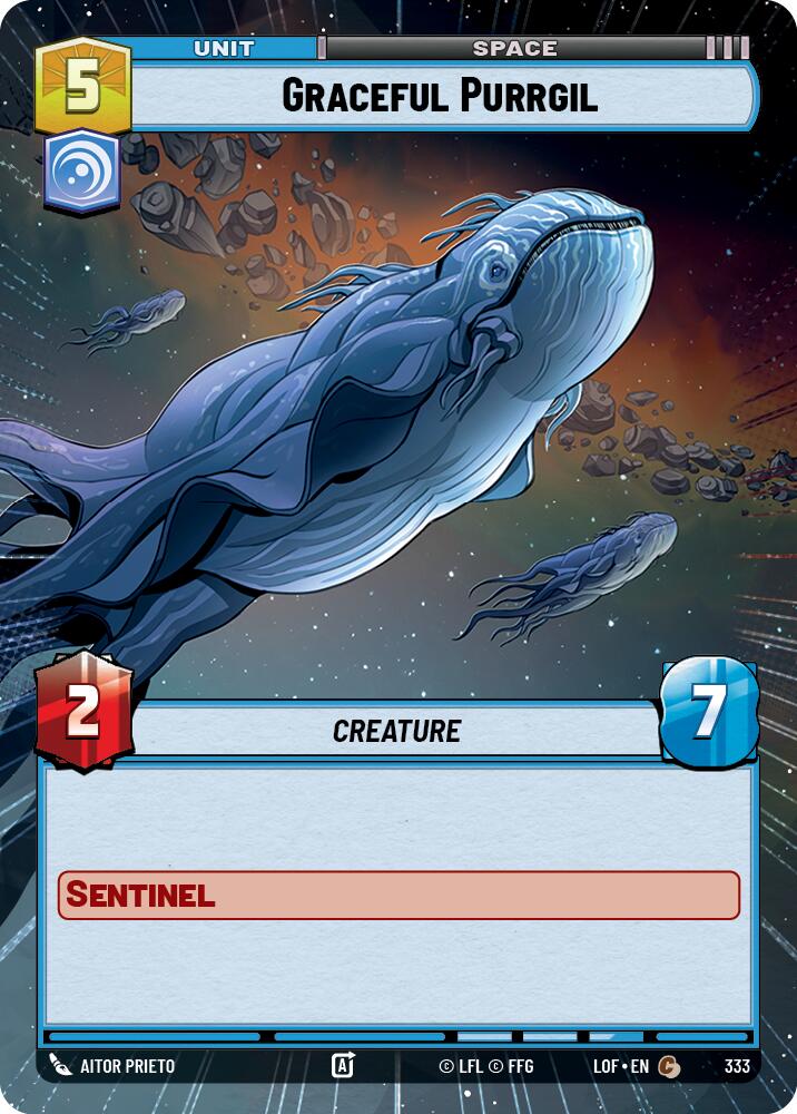 Graceful Purrgil (333) (Hyperspace) (333) [Legends of the Force] | Exor Games New Glasgow