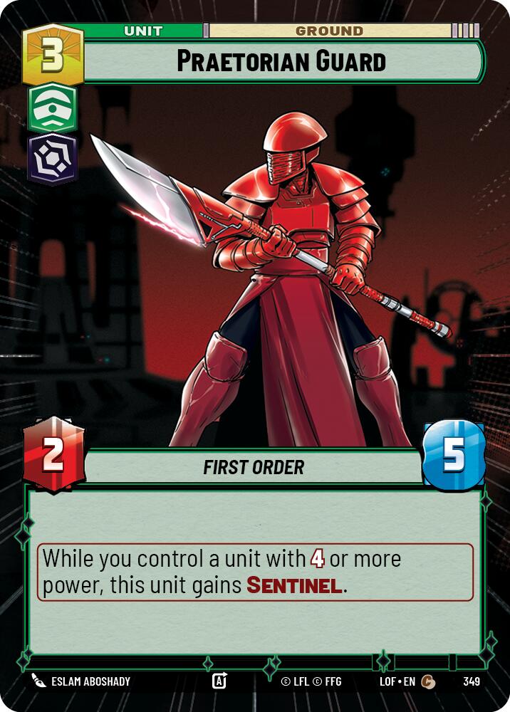 Praetorian Guard (349) (Hyperspace) (349) [Legends of the Force] | Exor Games New Glasgow