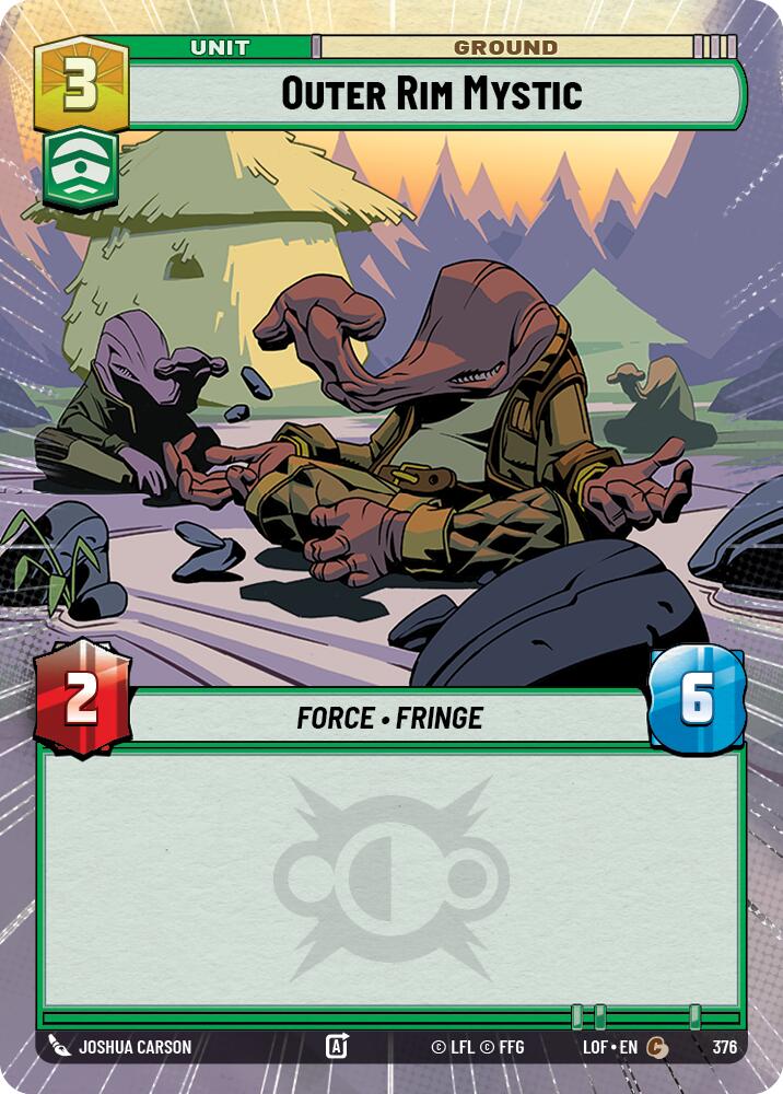 Outer Rim Mystic (376) (Hyperspace) (376) [Legends of the Force] | Exor Games New Glasgow