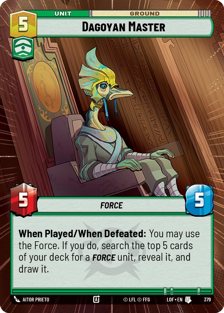 Dagoyan Master (379) (Hyperspace) (379) [Legends of the Force] | Exor Games New Glasgow