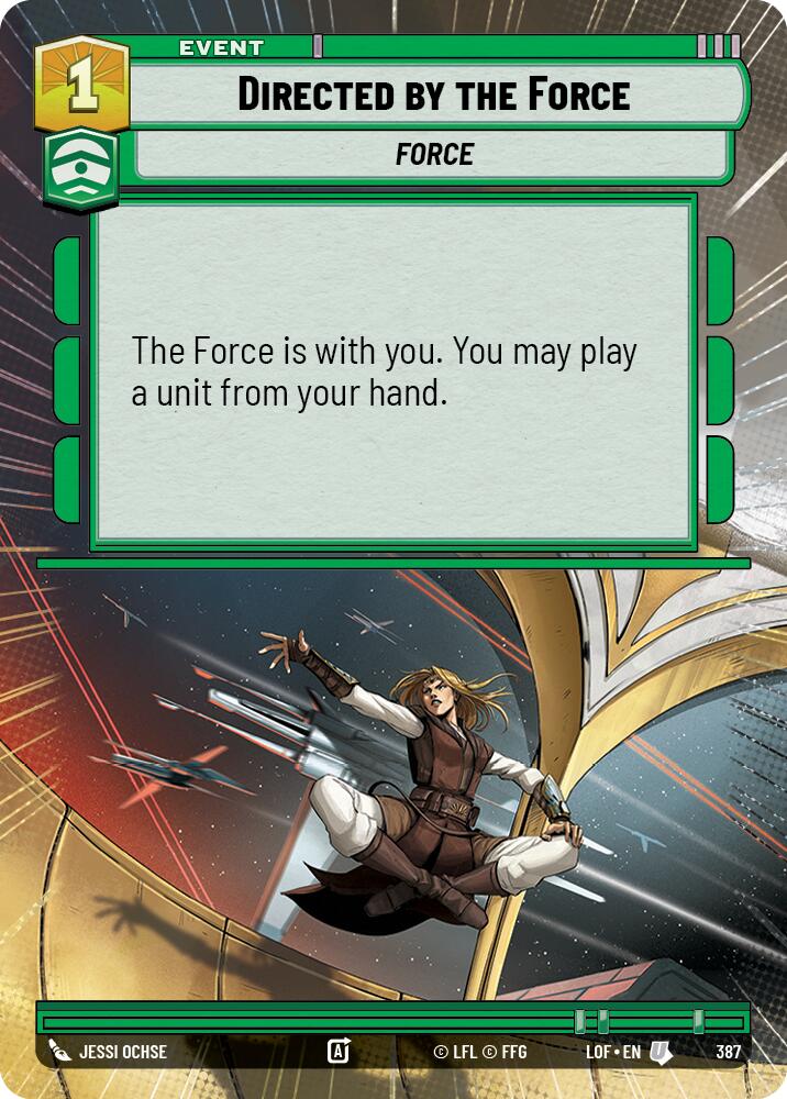 Directed by the Force (387) (Hyperspace) (387) [Legends of the Force] | Exor Games New Glasgow