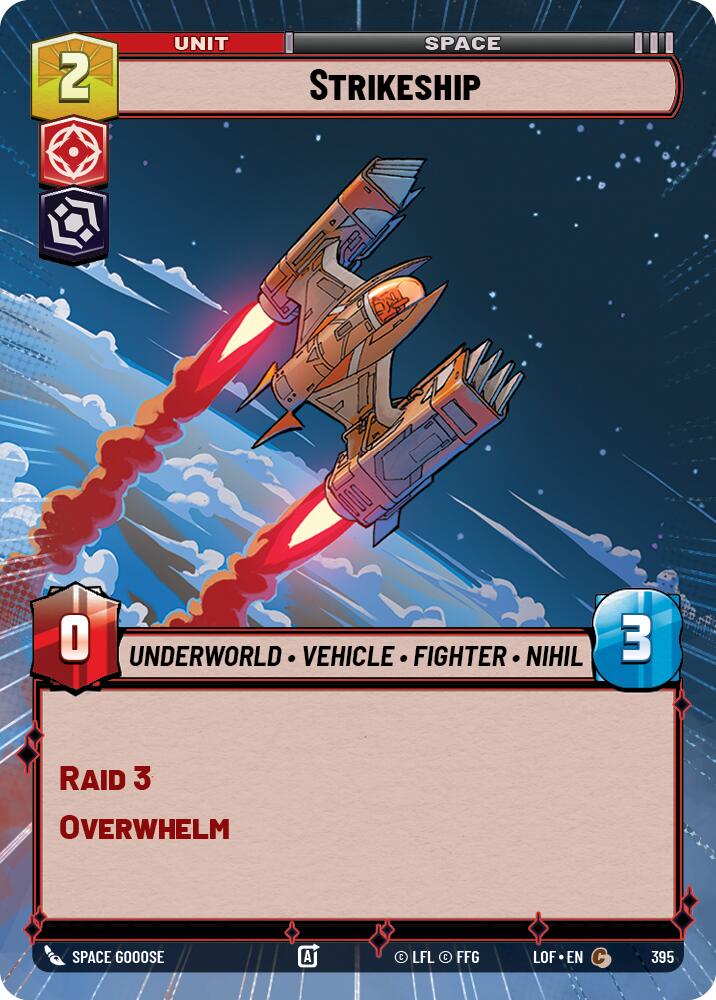 Strikeship (395) (Hyperspace) (395) [Legends of the Force] | Exor Games New Glasgow
