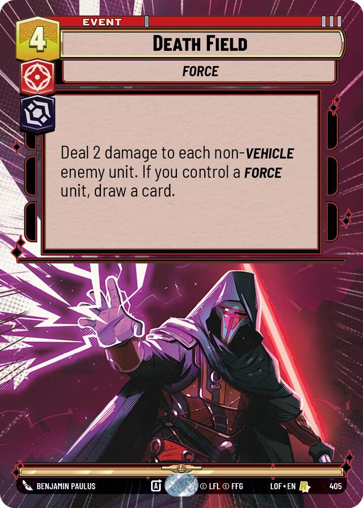 Death Field (405) (Hyperspace) (405) [Legends of the Force] | Exor Games New Glasgow