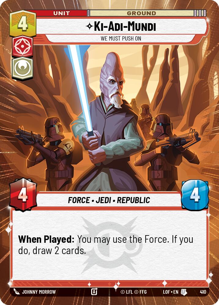 Ki-Adi-Mundi - We Must Push On (410) (Hyperspace) (410) [Legends of the Force] | Exor Games New Glasgow