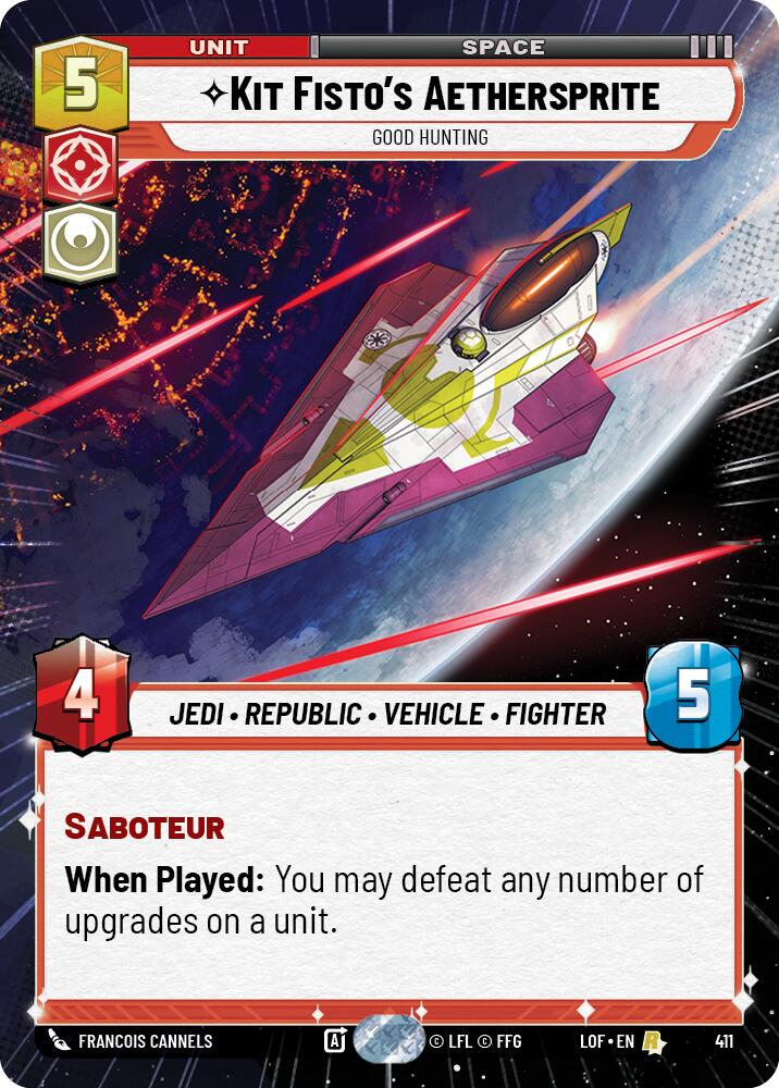 Kit Fisto's Aethersprite - Good Hunting (411) (Hyperspace) (411) [Legends of the Force] | Exor Games New Glasgow