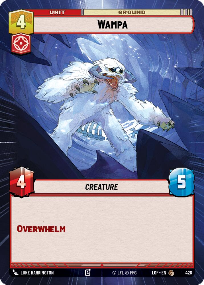 Wampa (428) (Hyperspace) (428) [Legends of the Force] | Exor Games New Glasgow