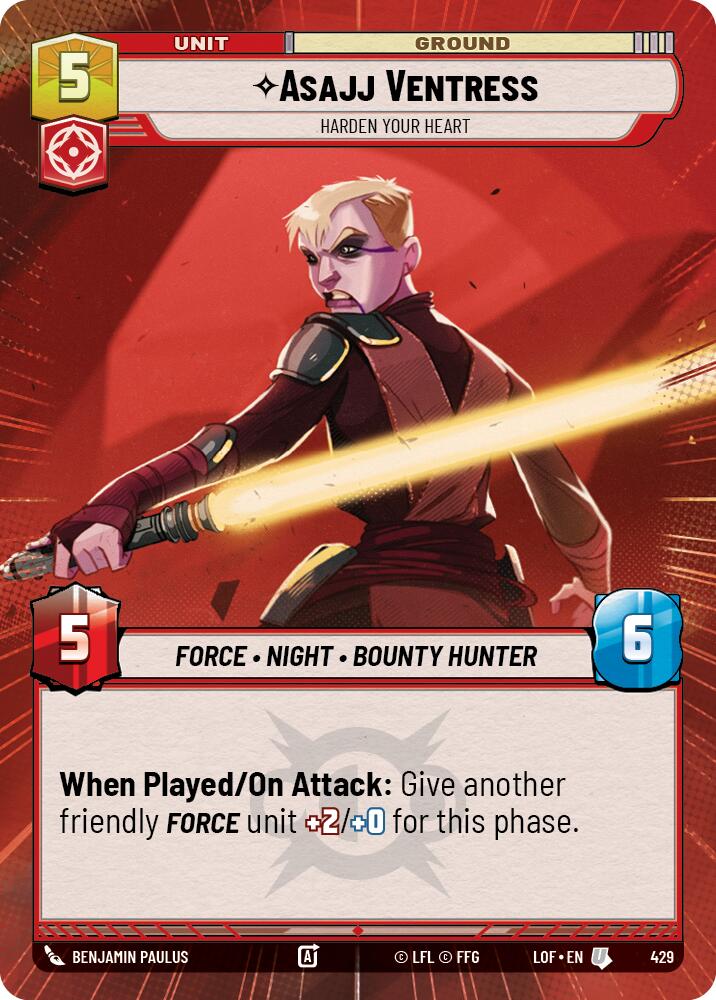 Asajj Ventress - Harden Your Heart (429) (Hyperspace) (429) [Legends of the Force] | Exor Games New Glasgow