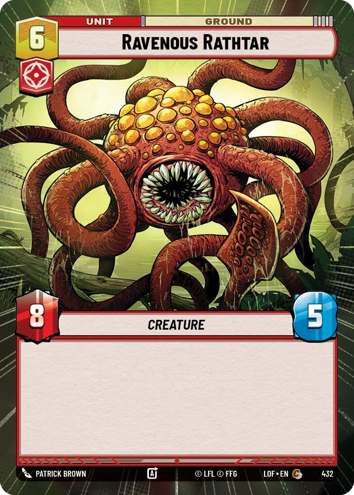 Ravenous Rathtar (432) (Hyperspace) (432) [Legends of the Force] | Exor Games New Glasgow