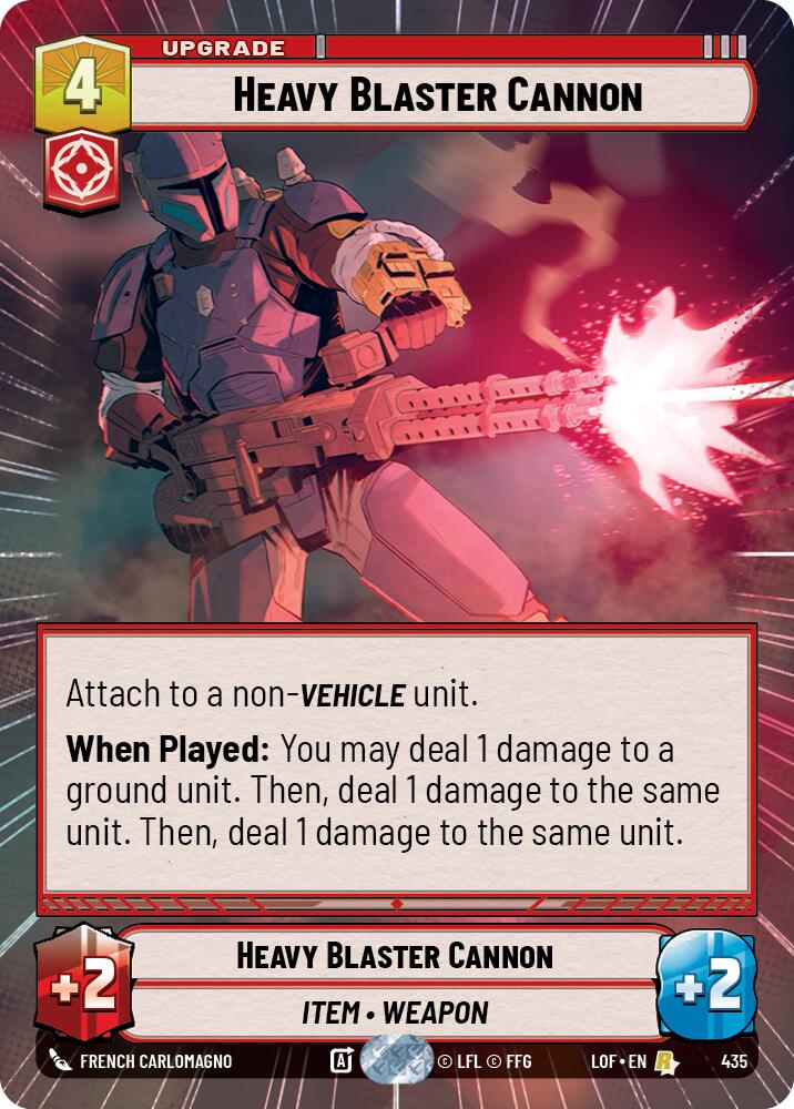 Heavy Blaster Cannon (435) (Hyperspace) (435) [Legends of the Force] | Exor Games New Glasgow
