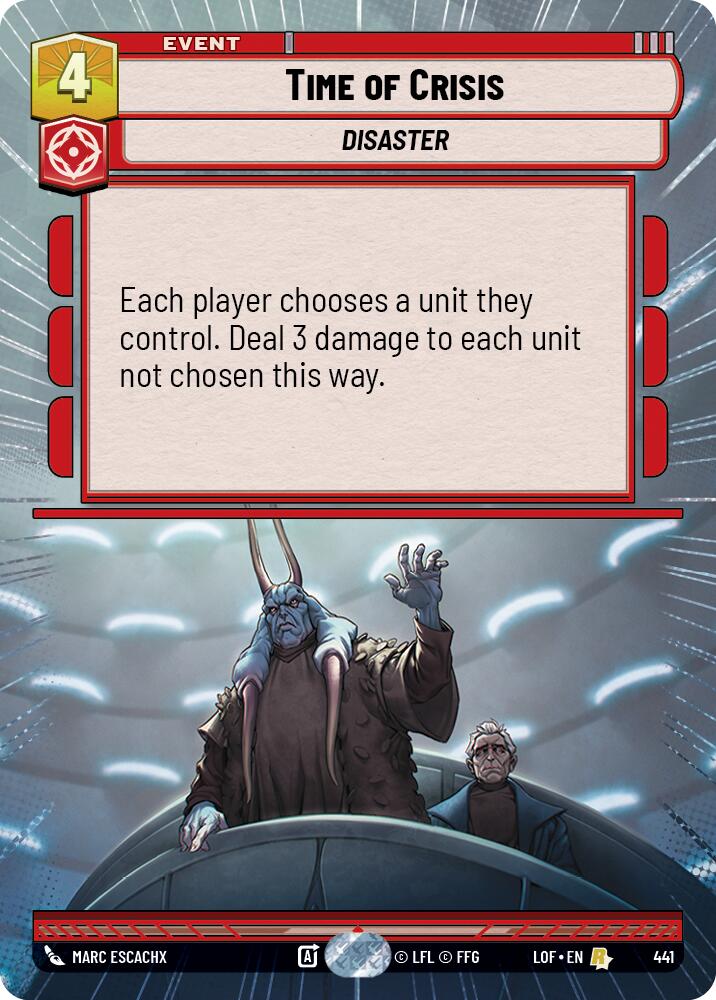 Time of Crisis (441) (Hyperspace) (441) [Legends of the Force] | Exor Games New Glasgow