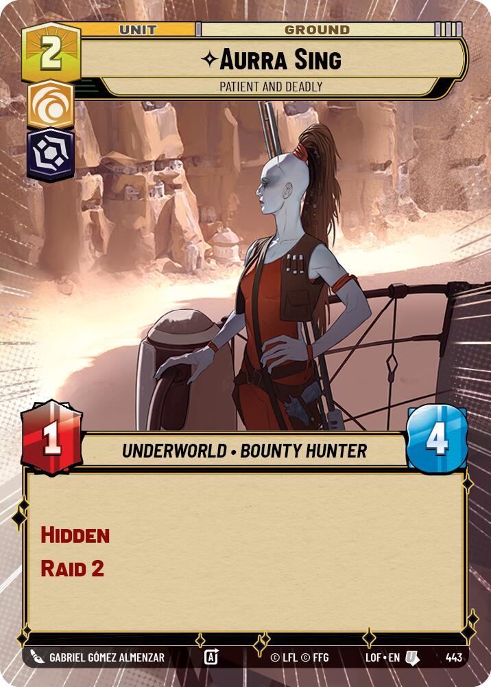 Aurra Sing - Patient and Deadly (443) (Hyperspace) (443) [Legends of the Force] | Exor Games New Glasgow